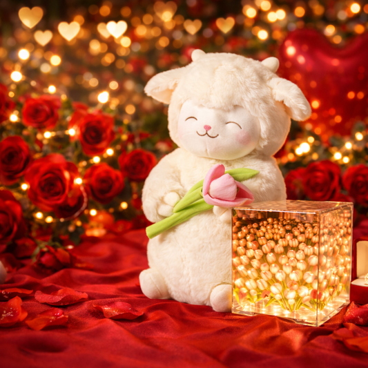 Set de Regalo: Corderito y Tulipán Infinito